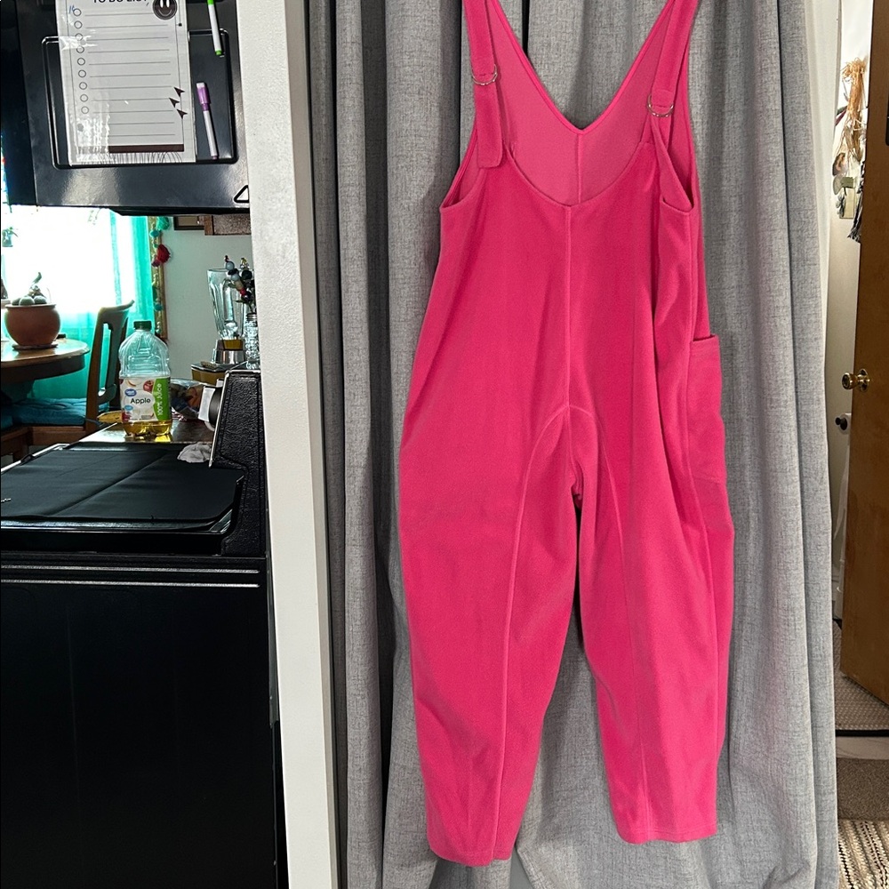 Vibrant warm fleece Jumpsuit (Large)